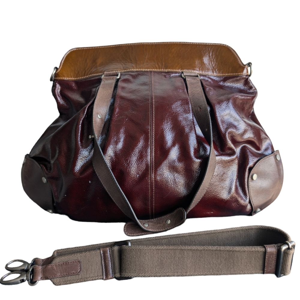 Rare Vintage Marni Patent Leather Colour Block Bubble Bag Shoulder/Crossbody